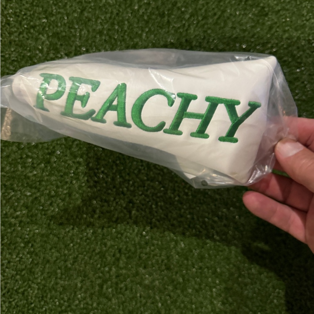 White and Green 'PEACHY' Headcover